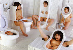 Rule 34 | 5girls, bathroom, censored, human furniture, human toilet, humiliation, japan, lowres, lying, multiple girls, nipples, nude, open mouth, photo (medium), public use, pussy, sitting, source request, squat toilet, toilet, urinal, what