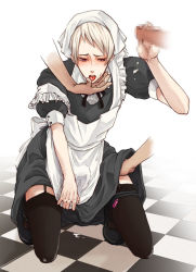 Rule 34 | 4boys, alternate costume, apron, axis powers hetalia, bulge, clothes lift, crossdressing, cum, cum on clothes, cumdrip, enmaided, erection, erection under clothes, facial, handjob, maid, maid apron, male focus, mary janes, molestation, multiple boys, open mouth, penis, prussia (hetalia), sex toy, shoes, skirt, skirt lift, thighhighs, tongue, tongue out, vibrator, yaoi