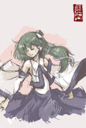 Rule 34 | 1girl, :d, aiming, aiming at viewer, arms up, blue skirt, blush, closed eyes, collar, cowboy shot, detached sleeves, female focus, frog hair ornament, hair ornament, kochiya sanae, long hair, long sleeves, marionette online, nontraditional miko, open mouth, satomura kyou, sketch, skirt, smile, snake hair ornament, solo, touhou, vest, white background, wide sleeves
