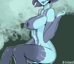 Rule 34 | 1girl, animated, animated gif, ass, bintend9, breasts, cortana, female focus, halo (game), nipples, pussy, text focus