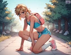 Rule 34 | ai-generated, commentary request, girly boy, link, mt8, shoes, shorts, sneakers, tagme, trap