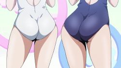 Rule 34 | 10s, 2girls, animated, animated gif, anime screenshot, aoba kazane, ass, ass-to-ass, ass focus, ass press, ass shake, from behind, hip focus, huge ass, jiggle, keijo!!!!!!!!, multiple girls, screencap, swimsuit, thick thighs, thighs, toyoguchi non, wide hips