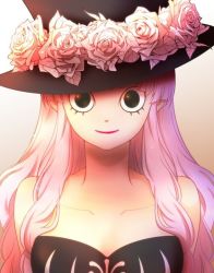Rule 34 | 1girl, one piece, perona, pink hair, solo