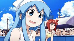 Rule 34 | 2girls, aizawa eiko, animated, animated gif, ikamusume, multiple girls, shinryaku! ikamusume, tagme