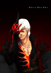 Rule 34 | 1boy, capcom, claws, dante (devil may cry), devil may cry (series), hiryuu, male focus, white hair