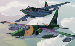 Rule 34 | aircraft, airplane, cloud, jet, kotash, military vehicle, non-web source, russia, russian air force, russian army, russian text, su-25