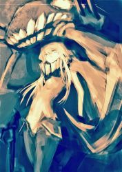 Rule 34 | 1girl, abyssal ship, black legwear, cane, cannon, cape, collar, commentary request, elbow gloves, gloves, grey eyes, headgear, hometa, kantai collection, long hair, looking at viewer, sidelocks, solo, teeth, tentacles, tight clothes, white hair, wo-class aircraft carrier