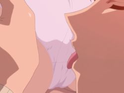 Rule 34 | animated, animated gif, ass, cunnilingus, closed eyes, licking, one: true stories, oral, panties, satomura akane, tongue, underwear