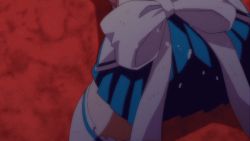 Rule 34 | 10s, animated, animated gif, cum, cum on body, cum on hair, cum on upper body, honjou erena, mahou shoujo erena, twintails