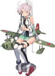 Rule 34 | 10s, 1girl, ahoge, aircraft, airplane, akitsushima (kancolle), bandages, bandaid, blush, bowl, cup, flying boat, food, full body, hat, kantai collection, long hair, miniskirt, nishikitaitei-chan, official art, one eye closed, purple eyes, shizuma yoshinori, side ponytail, skirt, smile, solo, stool, tea, tears, torn clothes, transparent background, uniform, very long hair, wavy mouth