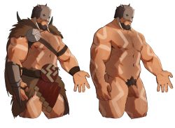 Rule 34 | 1boy, abs, arm hair, armor, arms at sides, bara, bare pectorals, beard, character request, chest hair, chest harness, collage, completely nude, copyright request, cropped legs, facial hair, fake horns, flaccid, full-body tattoo, harness, helmet, highres, horned helmet, horns, large pectorals, leather, male focus, male pubic hair, mature male, muscular, muscular male, navel, navel hair, nipples, nude, pectorals, pelvic curtain, penis, pubic hair, ryker, short hair, stomach, tattoo, thick thighs, thighs