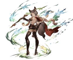 Rule 34 | 10s, 1girl, :d, animal ears, arrow (projectile), back, backless outfit, bare back, black footwear, black thighhighs, bob cut, boots, bow (weapon), breasts, cape, contrapposto, detached sleeves, dress, erune, from side, full body, granblue fantasy, grey eyes, grey hair, hair ornament, hand on own hip, high heel boots, high heels, holding, holding weapon, jpeg artifacts, long legs, minaba hideo, official art, open mouth, quiver, scarf, short dress, short hair, small breasts, smile, solo, standing, star (symbol), stella (granblue fantasy), sutera (granblue fantasy), swept bangs, thigh boots, thighhighs, transparent background, weapon, white background, zettai ryouiki