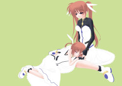Rule 34 | 00s, dual persona, frapowa, lap pillow, lyrical nanoha, mahou shoujo lyrical nanoha, mahou shoujo lyrical nanoha strikers, takamachi nanoha, time paradox, unfinished