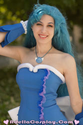 Rule 34 | blue hair, cosplay, deep blue pearl voice, long hair, mermaid melody pichi pichi pitch, noelle, photo (medium)