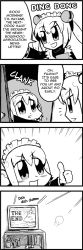Rule 34 | 3ldkm, 4koma, bell, bkub, comic, controller, fumimi, game controller, greyscale, hard-translated, hayane, highres, long image, maid, monochrome, neighbourhood association, tall image, television, third-party edit, thumbs up, translated