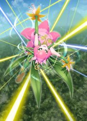Rule 34 | 1girl, digimon, flower, highres, lilimon, nail polish, petals, plant, solo