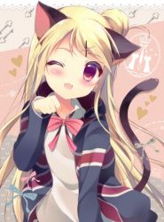 Rule 34 | animal ears, cat ears, cat girl, cat tail, kin-iro mosaic, kujou karen, tail