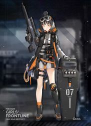 Rule 34 | 12-gauge (3 inch shell), 12-gauge belted winchester-olin (18.5x76mmr), 1girl, ammunition, automatic shotgun, ballistic shield, belted magnum, black footwear, black hair, boots, braid, breasts, buckle, bullpup, candy, caws (girls&#039; frontline), character name, coat, coca-cola, combat shotgun, dazzler (weapon), drink, electroshock weapon, expressionless, eyeshadow, flash shield, flashlight, food, full-power cartridge, full body, german flag, girls&#039; frontline, gloves, goggles, goggles on head, grey jumpsuit, gun, h&amp;k caws, haijin, hand on shield, handgun, headset, heckler &amp; koch, holding, holding gun, holding weapon, holster, jumpsuit, knee pads, knife, knife sheath, less-than-lethal weapon, light, load bearing equipment, logo, long sleeves, looking at viewer, magnum cartridge, magnum shotgun shell, makeup, name tag, needlegun, official art, olin corporation, open clothes, open coat, orange socks, personification, pistol, prototype design, riot shield, rope, sabot, sheath, shield, short hair, short jumpsuit, short sleeves, shotgun, shotgun shell, side braid, sidelocks, single knee pad, single shin guard, small breasts, snack, snap-fit buckle, socks, soda, soda bottle, solo, stun shield, sub-caliber ammunition, thigh holster, thigh strap, topknot, weapon, winchester-olin, winchester repeating arms company, yellow eyes
