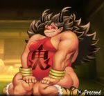 Rule 34 | animated, breasts, brown hair, closed eyes, eyeshadow, fangs, horns, makeup, muscular, oboro muramasa, oni, pointy ears, pregnant, rajaki (oboro muramasa), tagme, thick thighs, thighs, video, video