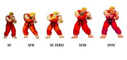 Rule 34 | 1980s (style), 1990s (style), blonde hair, capcom, evolution, ken masters, lowres, muscular, retro artstyle, pixel art, retro artstyle, street fighter, street fighter 1, street fighter ii (series), street fighter iii (series), street fighter iv (series), street fighter zero (series)