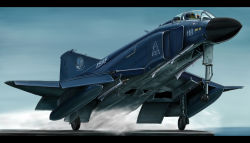 Rule 34 | ace combat, ace combat 04, aircraft, airplane, drop tank, emblem, f-4 phantom ii, fighter jet, isaf, jet, kcme, letterboxed, military, military vehicle, missile, mobius 1, no humans, pilot, vehicle focus