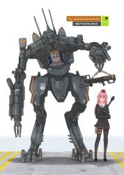 Rule 34 | 2girls, anti-materiel rifle, blonde hair, blue eyes, denel land systems, district 9, fur hat, girls&#039; frontline, gun, hat, highres, mecha, military, multiple girls, ntw-20, ntw-20 (girls&#039; frontline), pantyhose, pink eyes, pink hair, ppsh-41 (girls&#039; frontline), rifle, robot, science fiction, selby, sniper rifle, translation request, ushanka, weapon