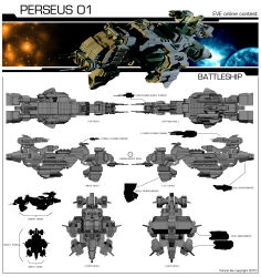 Rule 34 | 3d, absurdres, battleship (eve online), beam cannon, blueprint (medium), cannon, character sheet, commentary, concept art, copyright name, dated, energy cannon, english text, eve online, frank3082, from side, highres, machinery, military vehicle, no humans, original, planet, science fiction, sky, space, spacecraft, spaceship, star (sky), starry sky, thrusters, turret, vehicle focus