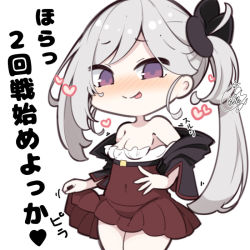 Rule 34 | 1girl, :p, bad id, bad twitter id, beni shake, black flower, black jacket, blue archive, blush, breasts, brown skirt, cleavage, closed mouth, commentary request, covered navel, flower, grey hair, hair flower, hair ornament, heart, high-waist skirt, jacket, long hair, long sleeves, looking at viewer, mutsuki (blue archive), nose blush, off shoulder, open clothes, open jacket, pleated skirt, purple eyes, side ponytail, signature, simple background, skirt, small breasts, smile, solo, tongue, tongue out, translation request, very long hair, white background, wide sleeves