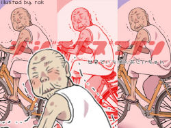 Rule 34 | 1boy, bicycle, blush, old, old man, sandals, tagme, wallpaper