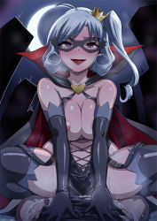 Rule 34 | 10s, 1boy, 1girl, arsene, assertive female, blush, boots, breasts, butcha-u, cape, clothed sex, crown, cum, domino mask, drooling, elbow gloves, girl on top, gloves, henriette mystere, large breasts, lips, lipstick, makeup, mask, naughty face, navel, nipples, orgasm, pov, purple eyes, red lips, saliva, sex, smile, tagme, tantei opera milky holmes, thick thighs, thighhighs, thighs, vaginal