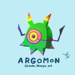 Rule 34 | 1other, algomon, algomon baby ii, blue background, digimon, digimon (creature), highres, other focus, simple background, solo