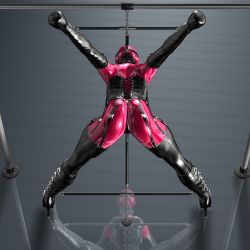 Rule 34 | 1girl, arms behind back, arms up, artist request, ass, ball gag, bdsm, belt, bend, black footwear, blindfold, bodysuit, bondage, boots, bound, bound arms, bra, breasts, buckle, captured, catsuit, chain, chained, chastity belt, collar, corset, cuffs, earmuffs, elbow gloves, faceless, faceless female, female focus, flexible, gag, gagged, gimp, gimp suit, gloves, harness, head down, head harness, high heels, hood, humiliation, immobilization, isolation, lace, latex, latex suit, leather, lock, long legs, mask, metal, mittens, neck corset, padlock, pink theme, posture collar, punishment, reflection, restrained, rubber, sensory deprivation, shackles, shiny clothes, simple background, slave, solo, spread legs, spreader bar, static, steelmagpie, strappado, thighhighs, torture, underwear, zipper