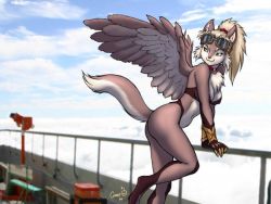 Rule 34 | cat, chimera, dr comet, furry, goggles, tagme, wings