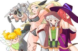 Rule 34 | 3boys, 4girls, amazon (dragon&#039;s crown), artist request, bow, breasts, cleavage, dragon&#039;s crown, dwarf (dragon&#039;s crown), elf (dragon&#039;s crown), fairy, fighter (dragon&#039;s crown), hood, multiple boys, multiple girls, pointy ears, sorceress (dragon&#039;s crown), vanillaware, weapon, wings, wizard (dragon&#039;s crown)