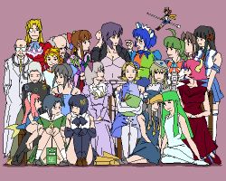 Rule 34 | 2003 server, 2k-tan, 3.1-tan, 3boys, 6+girls, 95-tan, 98-tan, 98se-tan, ^ ^, ahoge, aramaki daisuke, bald, balding, bare shoulders, barefoot, beret, blonde hair, blue hair, blue skirt, breasts, brown hair, ce-tan, child, cleavage, closed eyes, commentary, convenient censoring, crossover, dos, dr norton, dress, elbow gloves, everyone, eye contact, facing viewer, flat chest, full body, ghost in the shell, glasses, gloves, green hair, grey hair, group picture, harem, hat, horns, jacket, juliet sleeves, knees together feet apart, knees up, kusanagi motoko, lab coat, large breasts, lavender dress, lindows, linux, linux-tan, long hair, long sleeves, longhorn, looking at another, looking at viewer, looking to the side, lowres, maid headdress, mcafee, mcafee antivirus, me-tan, mini person, minigirl, monocle, ms-dos-tan, multiple boys, multiple girls, norton, nt-tan, oekaki, one eye closed, opaque glasses, open clothes, open jacket, operator (gits), os-tan, os9, osx, pantyhose, pen, personification, pigeon-toed, pimp, pink hair, pleated skirt, pointing, pointing at another, puffy sleeves, purple background, purple hair, rakugaki, rakugaki (artist), saba-tan, school uniform, simple background, sitting, skirt, smile, socks, spring onion, standing, stethoscope, sweater, thighhighs, trend micro virus buster, white legwear, wink, xp-tan, yokozuwari, yuri