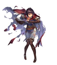 Rule 34 | 1girl, belt, book, brown hair, cape, cuboon, elbow gloves, fire emblem, fire emblem: thracia 776, fire emblem heroes, full body, gloves, highres, holding, holding book, injury, official art, olwen (fire emblem), one eye closed, pant, purple eyes, ryona, short hair, solo, sword, thighhighs, torn clothes, transparent background, weapon