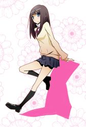 Rule 34 | 1girl, female focus, full body, original, plant, sakebuotoko, school uniform, solo, standing, white background