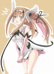 Rule 34 | 00s, 1girl, ar tonelico, ar tonelico i, aurica nestmile, breasts, brown hair, female focus, fuyu no kareha, green eyes, gust, solo