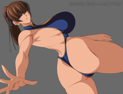 Rule 34 | 1girl, ass, breasts, dead or alive, huge breasts, kasumi (doa), noriheita, ponytail, solo