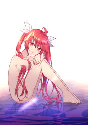Rule 34 | 1girl, absurdres, date a live, highres, itsuka kotori, long hair, nude, red hair, smile