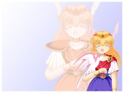 Rule 34 | 1990s (style), akazukin chacha, blonde hair, closed eyes, magical princess, open mouth