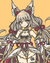 Rule 34 | 1girl, absurdres, animal ears, cat ears, cat girl, chest jewel, highres, leotard, nia (blade) (xenoblade), nia (xenoblade), regrets (r8grets), revision, solo, xenoblade chronicles (series), xenoblade chronicles 2