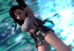 Rule 34 | 1990s (style), 1girl, 3d, animated, barret wallace, black hair, bouncing breasts, breasts, final fantasy, final fantasy vii, fingerless gloves, gloves, large breasts, long hair, red eyes, tagme, tifa lockhart, video, video
