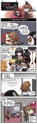 Rule 34 | +++, 4koma, 6+girls, :&lt;, :3, :p, absurdres, alternate hairstyle, animal, animal on head, antenna hair, apron, artist name, arx-160 (girls&#039; frontline), big rigs: over the road racing, black cat, black hair, black hoodie, blue eyes, blue skirt, blush, board game, brown apron, brown gloves, brown hair, camouflage, camouflage jacket, carrying, cat, cat on head, chalkboard, chest of drawers, chibi, clip studio paint (medium), comic, commentary, container, copyright request, crossed arms, cup, diamond wa kudakenai, disembodied hand, doorway, fang, fingerless gloves, flying sweatdrops, food, food-themed hair ornament, food on head, fur-trimmed jacket, fur trim, girls&#039; frontline, gloves, green eyes, hair between eyes, hair ornament, hair ribbon, half-life, half-life (series), half-life 3, hand on own hip, headset, highres, holding, holding plate, hood, hood up, hoodie, idw (girls&#039; frontline), jacket, jojo no kimyou na bouken, kar98k (girls&#039; frontline), kneeling, korean text, ksg (girls&#039; frontline), legs, long hair, looking at viewer, lying, madcore, microphone, mp5 (girls&#039; frontline), muffin, multiple girls, nervous sweating, no ahoge, object on head, on head, on stomach, one side up, open mouth, orange-tinted eyewear, paper, parker-hale idw, plate, pointing, poster (object), raised eyebrow, red eyes, rfb (girls&#039; frontline), ribbon, ride to hell: retribution, short hair, skirt, smile, springfield (girls&#039; frontline), stechkin aps, sweat, sweatdrop, teacup, teeth, thumbs up, tinted eyewear, tongue, tongue out, translation request, unearthed: trail of ibn battuta, upper teeth only, very long hair, video game, wa2000 (girls&#039; frontline), white hair