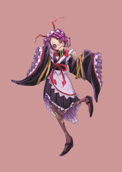 Rule 34 | 1girl, absurdres, antennae, entoma vasilissa zeta, highres, japanese clothes, overlord (maruyama), sleeves past fingers, sleeves past wrists, solo, wide sleeves