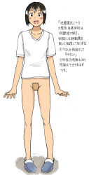 Rule 34 | 1girl, highres, original, sachisuke masumura, shirt, smile, t-shirt, translation request