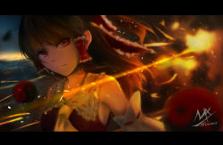 Rule 34 | 1girl, hakurei reimu, highres, letterboxed, long hair, red eyes, shimmer, solo, touhou