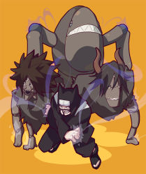 Rule 34 | 1boy, facepaint, forehead protector, full body, kankuro, male focus, naruto, naruto (series), puppet, rassie s, solo