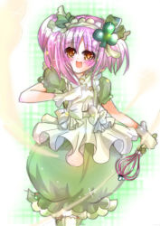 Rule 34 | amulet clover, apron, blush, clubs, happy, hinamori amu, pink hair, short twintails, shugo chara!, solo, twintails