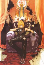 Rule 34 | blonde hair, blue eyes, death note, lowres, mello (death note), official art, tagme